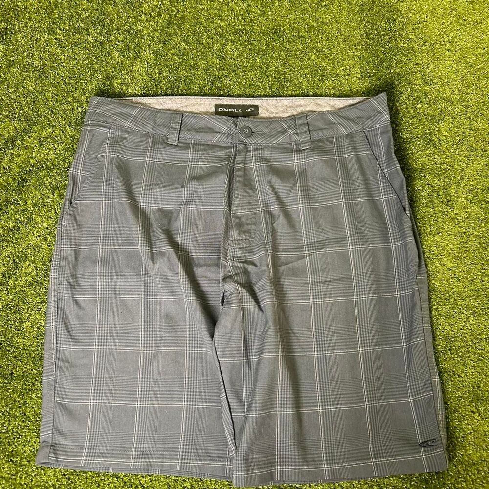 O-neill Men's Grey and Green Shorts